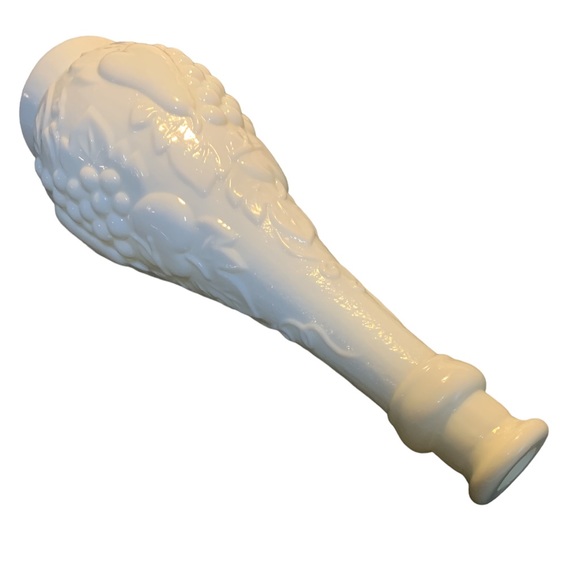 Milk Glass Genie Bottle Decanter - Picture 3 of 5